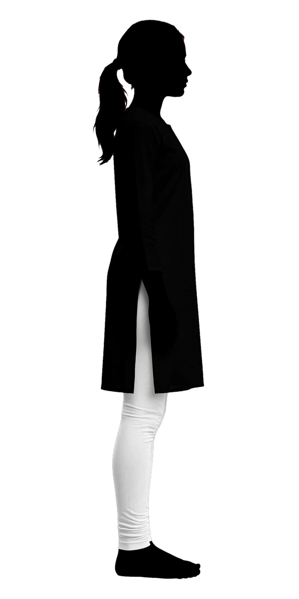 LADIES LEGGING-CITY HEART  65ch10m