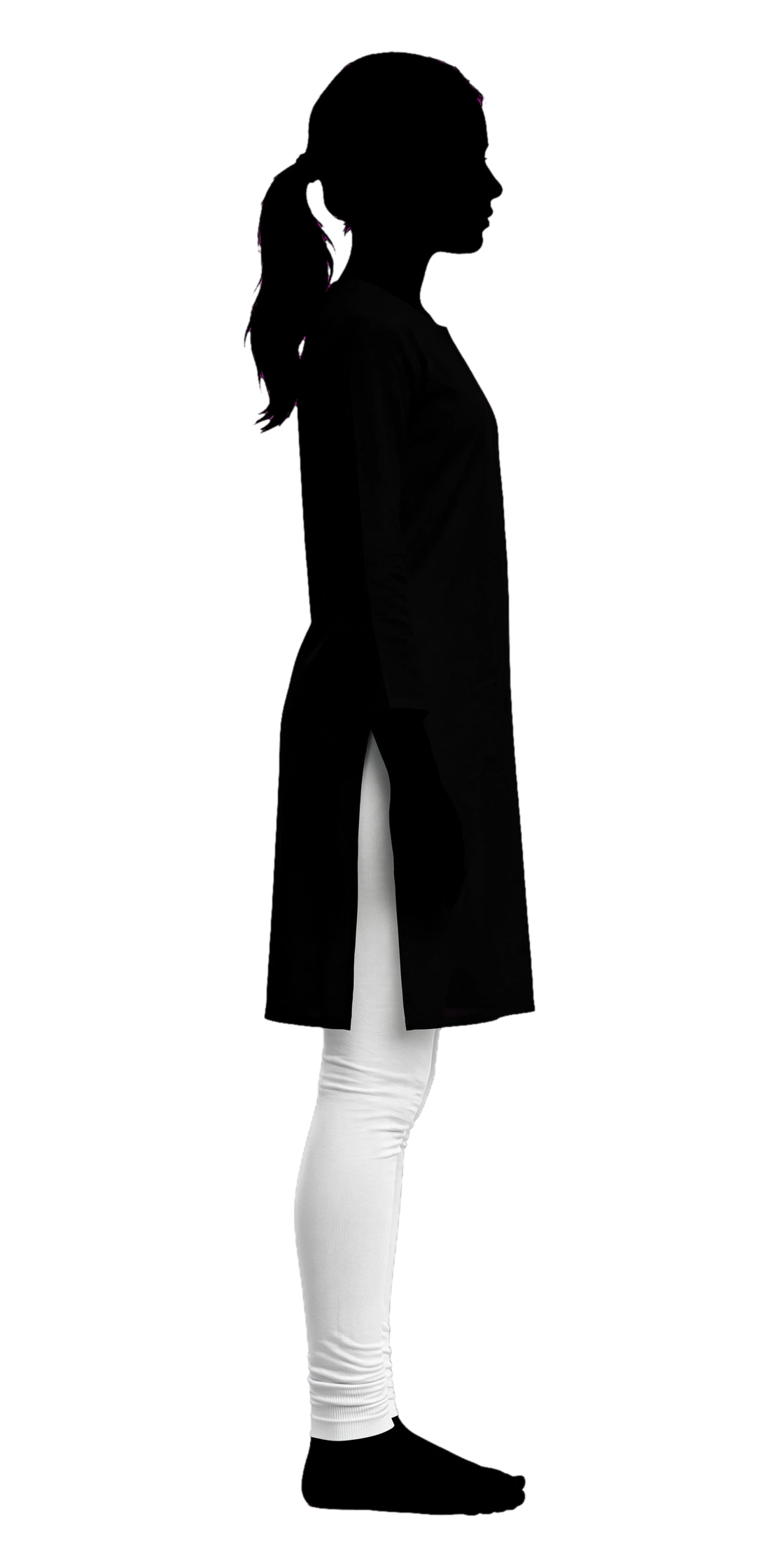 LADIES LEGGING-CITY HEART  65ch10m
