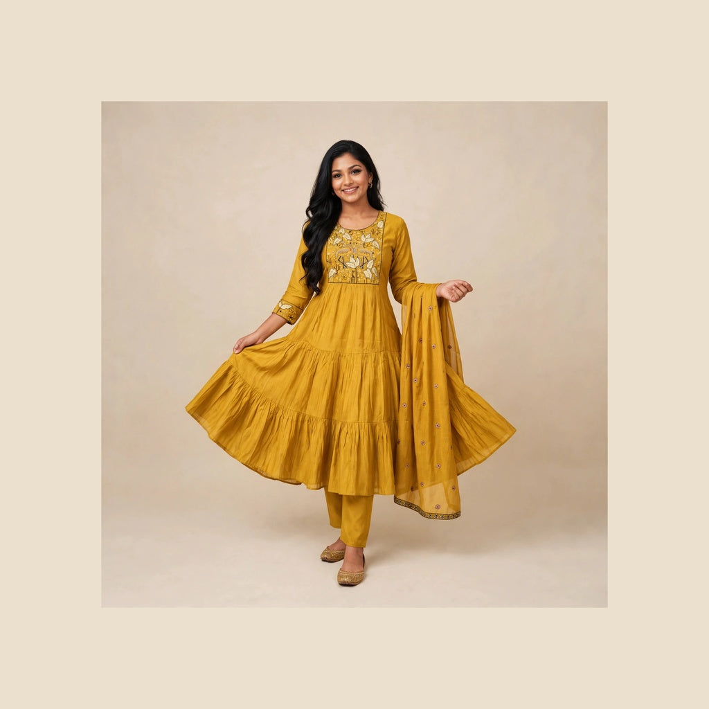 LADIES ANARKALI DRESS