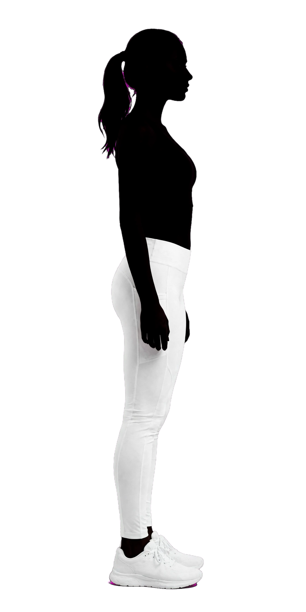 LADIES LEGGING-CITY HEART  65ch10m